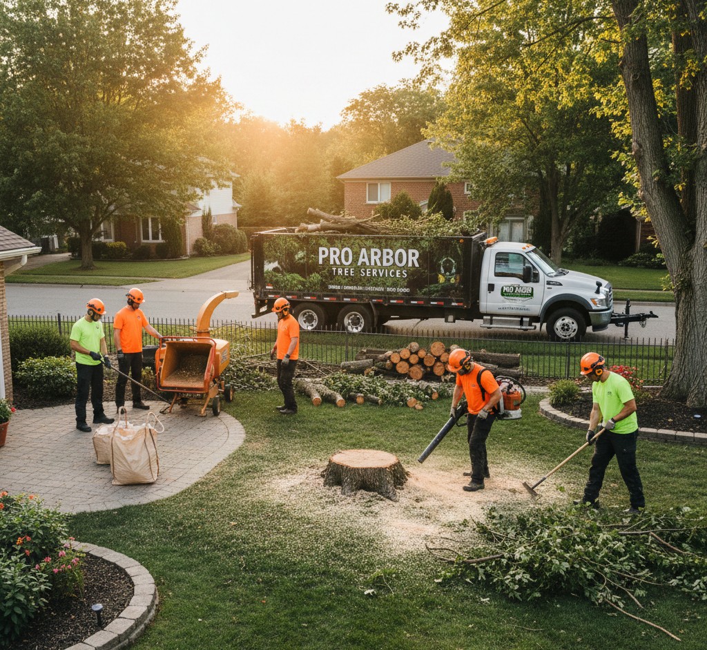 Cleanup after tree removal