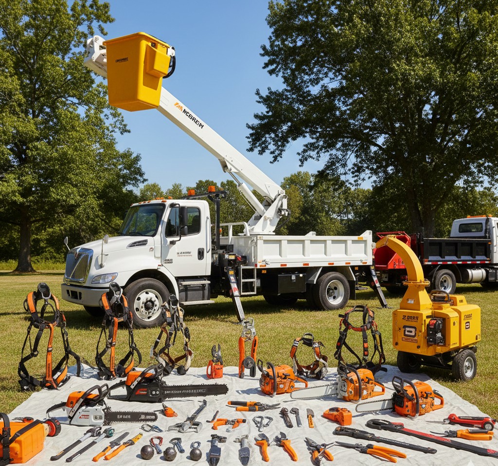 Modern tree care equipment