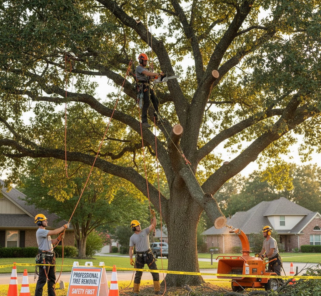Safe tree removal techniques